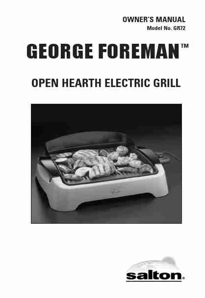 George Foreman Kitchen Grill GR72-page_pdf